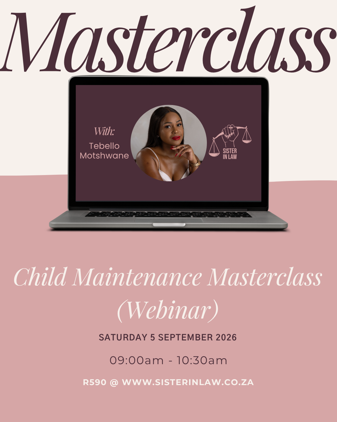 Green and Pink Aesthetic Business Masterclass Instagram Post